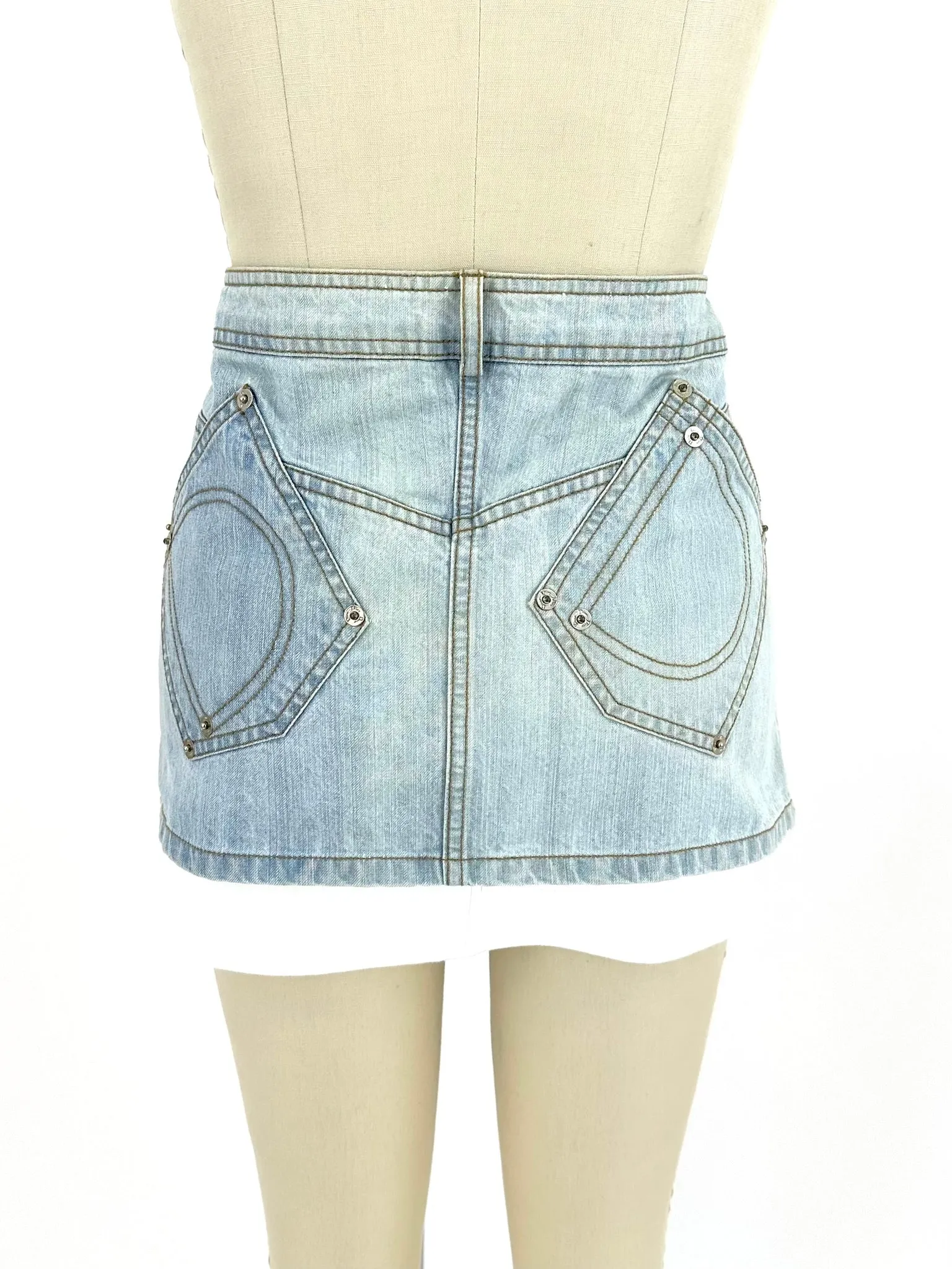 2005 Christian Dior Boutique Denim Mini Skirt*