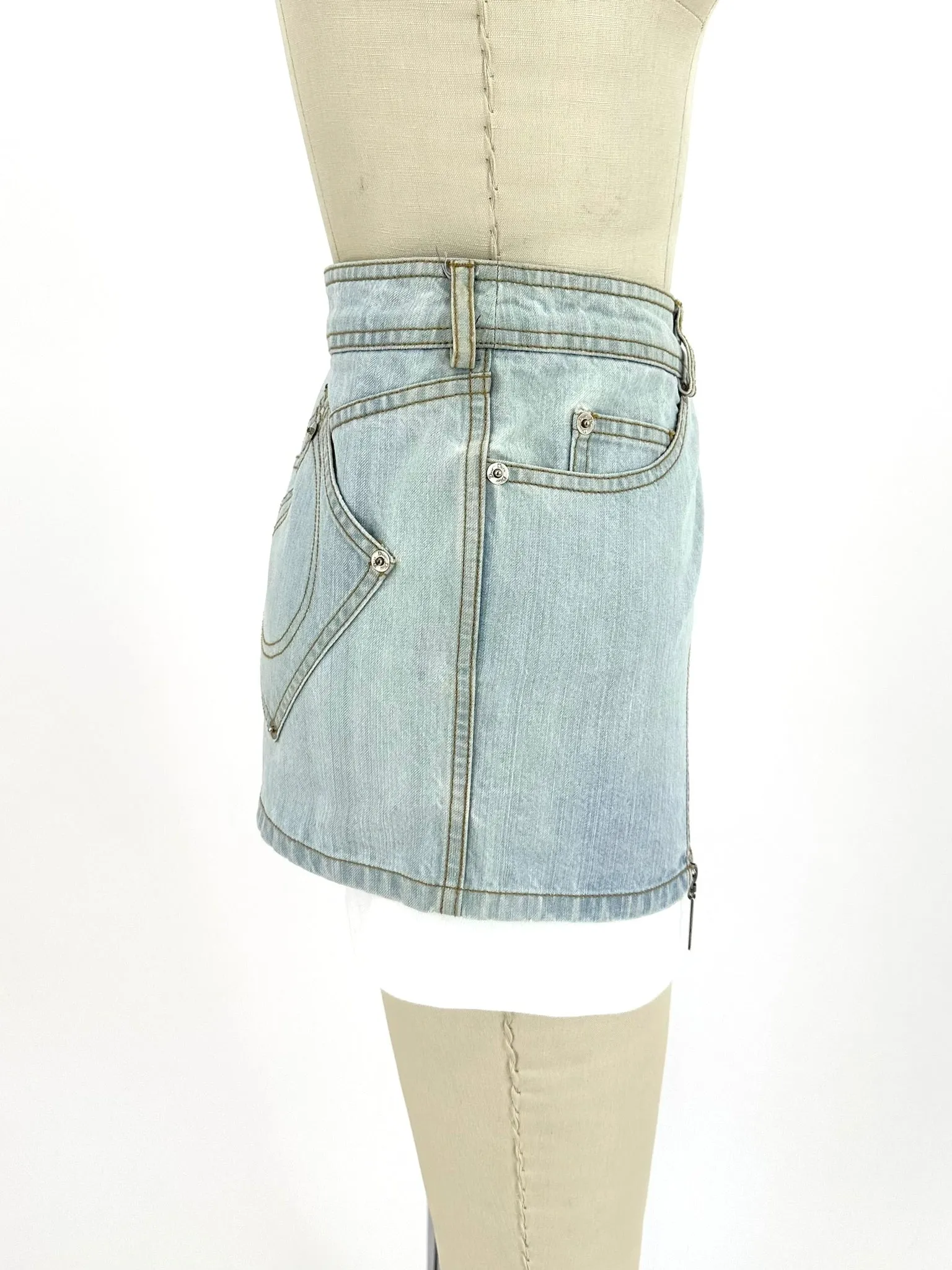 2005 Christian Dior Boutique Denim Mini Skirt*