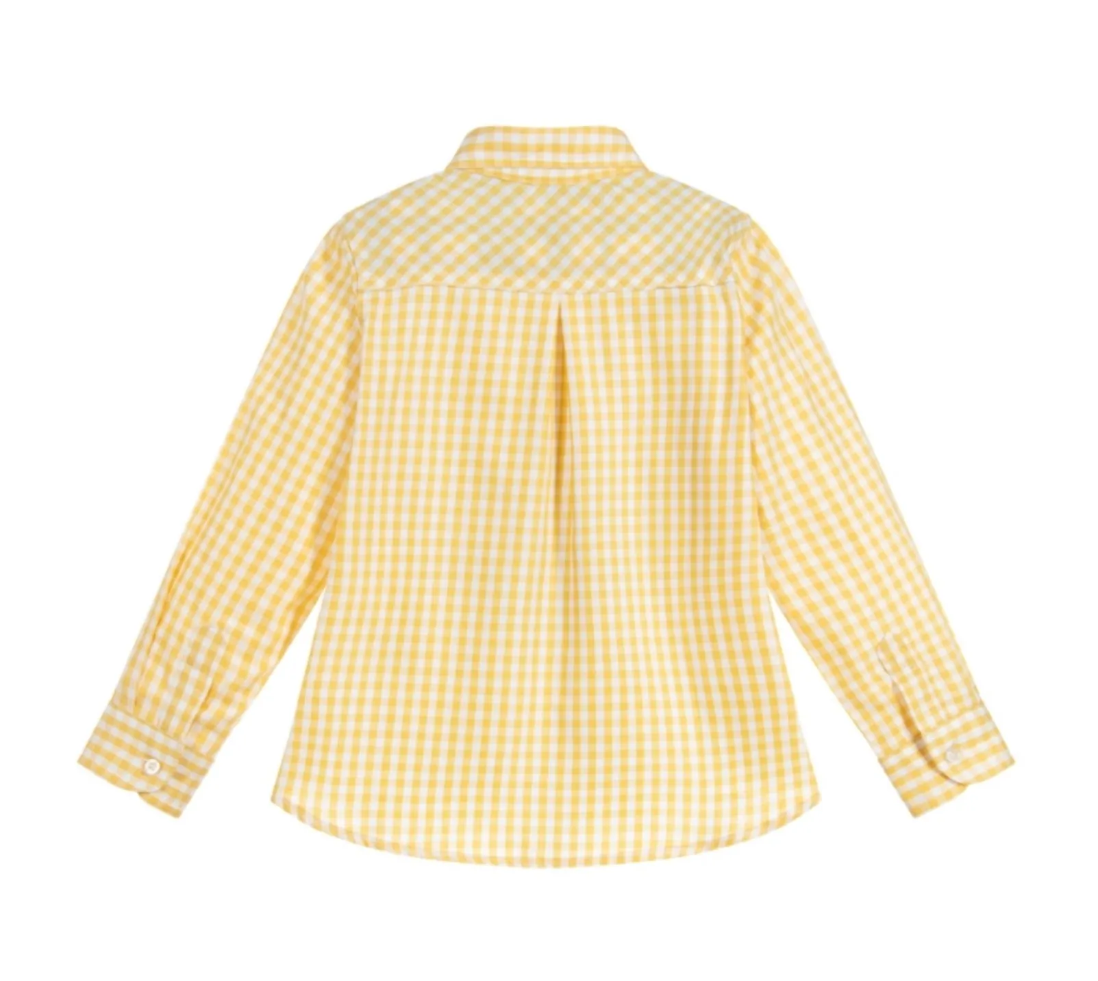 [5y] Nanos Yellow Check LS Collar Shirt