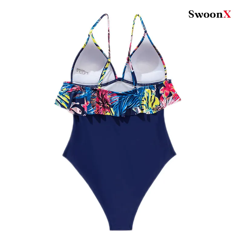 Affordable High-Waist One-Piece Swimsuit for Slimming Look