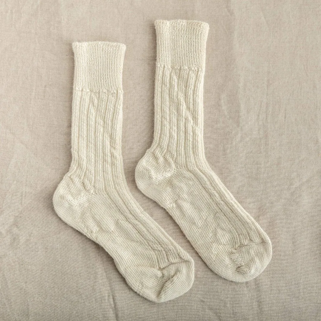 Alpaca Bed Socks