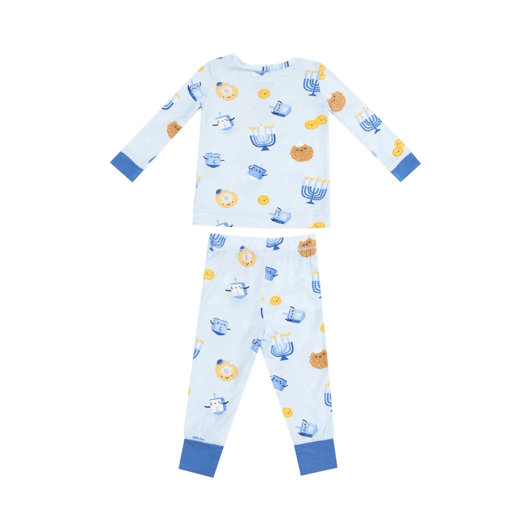 Angel Dear Hanukkah LS Loungewear Set Blue