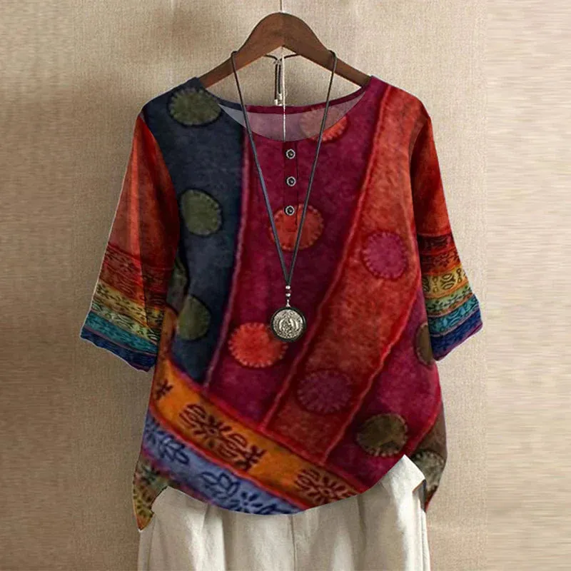 Anya™ | Vintage-Style Blouse