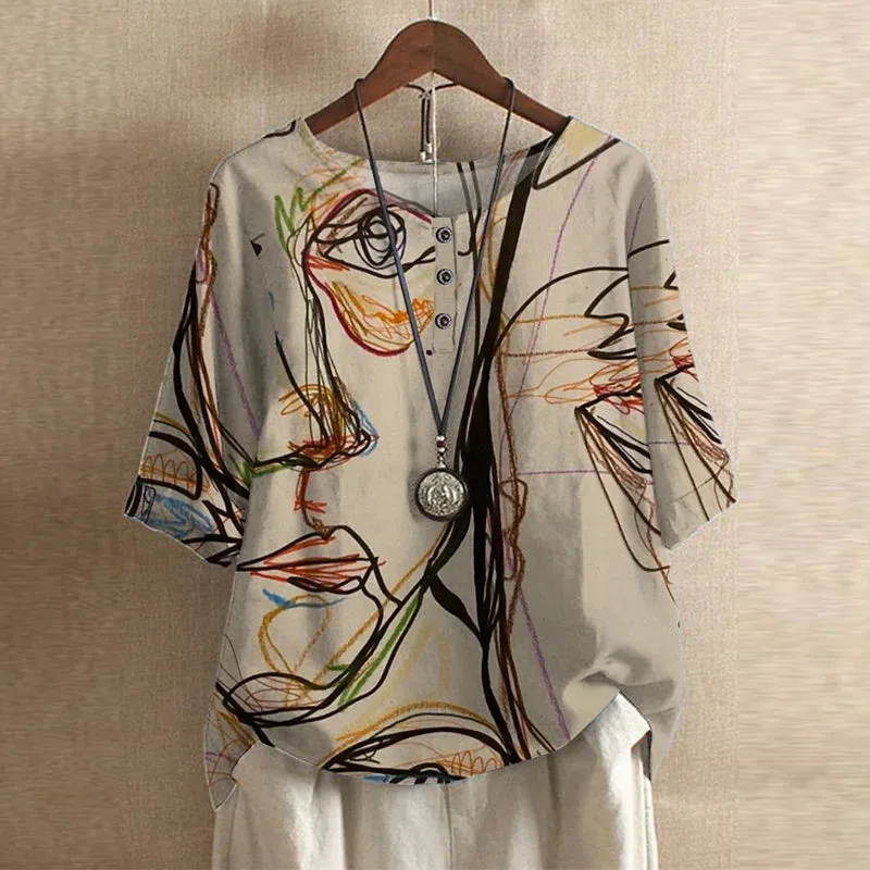 Anya™ | Vintage-Style Blouse