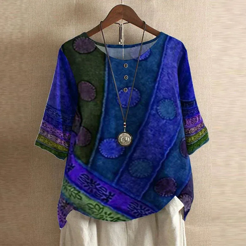 Anya™ | Vintage-Style Blouse