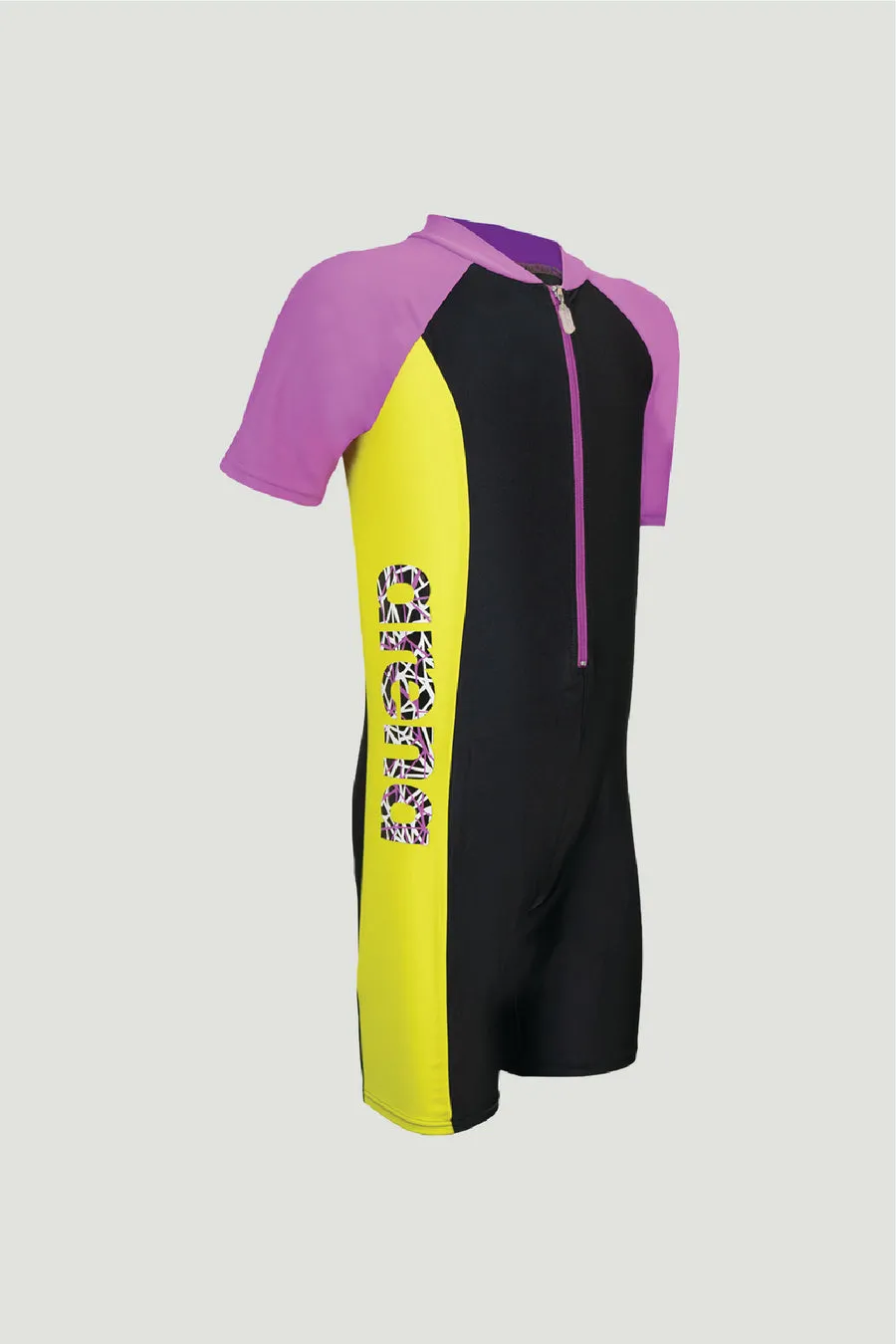 Arena Junior 1 Piece Short Sleeve Half Swimming Suit (AUV20311)
