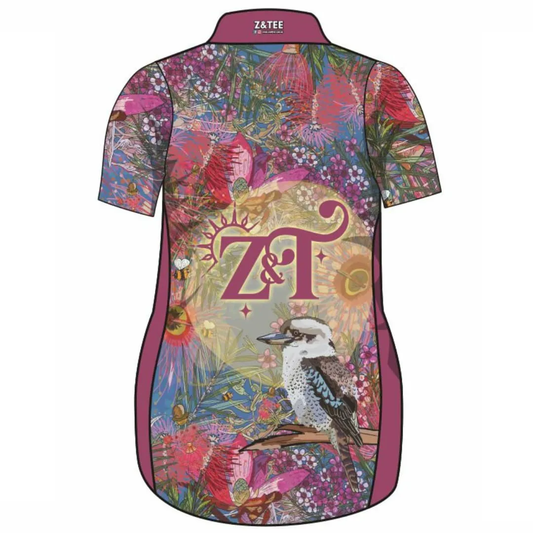 Australian | Birds Kookaburra Pink Lifestyle Fishing Dress ★Pre-Order★