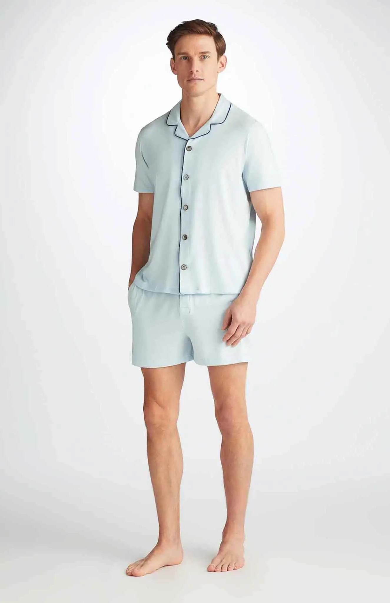 Azure Sky | Sky Blue Modal Loungewear Set
