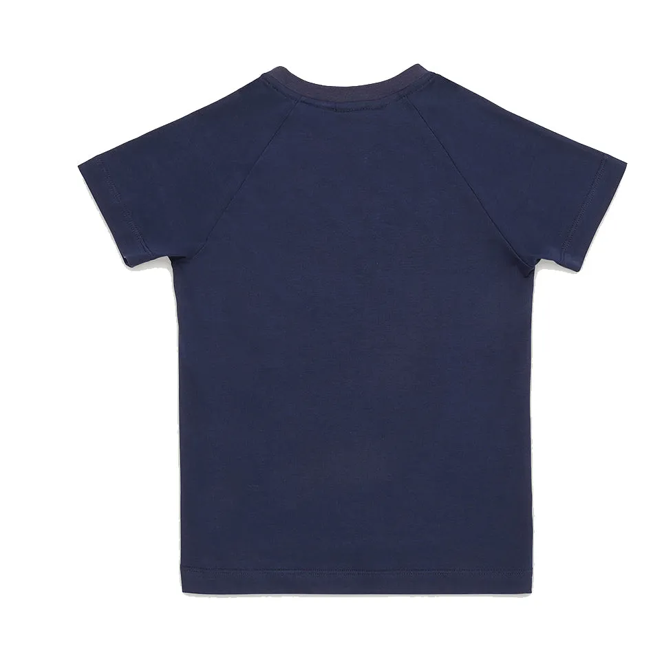 Baby Boy SS 3D Logo |Blue