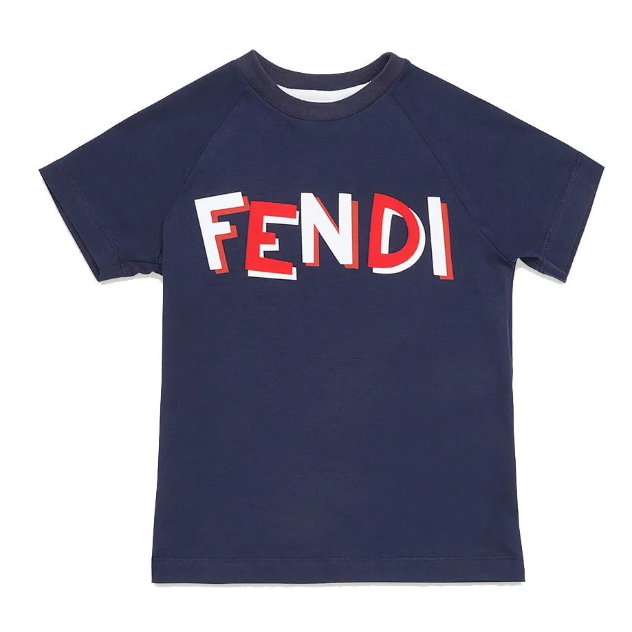 Baby Boy SS 3D Logo |Blue