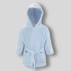 Baby Boys Dressing Gown Bath Robe - Blue