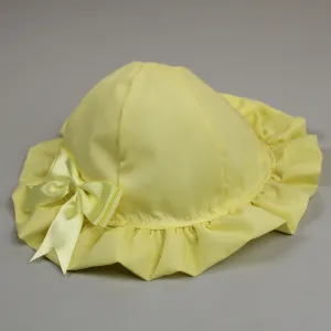 Baby Girls Sunhat - Lemon