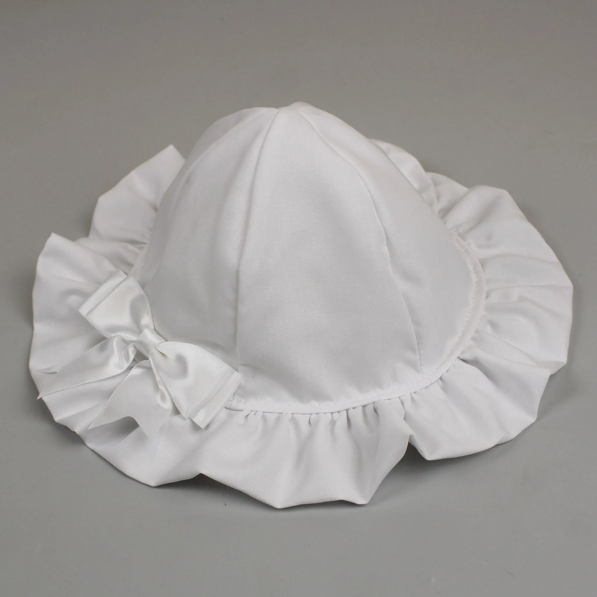 Baby Girls Sunhat - White