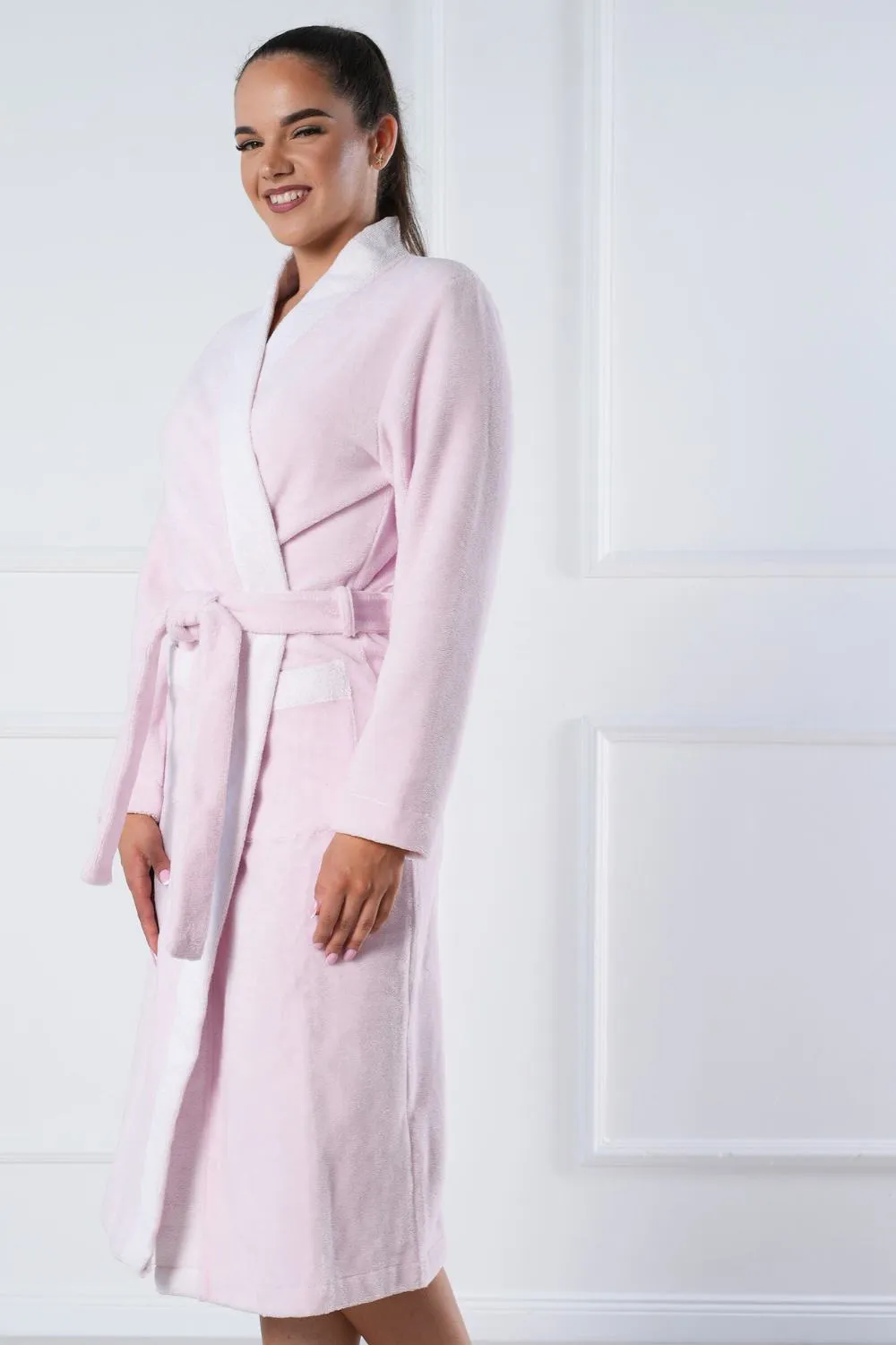 Bamboo Blend Long Kimono Robe