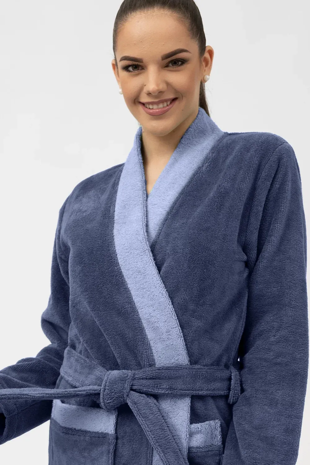 Bamboo Blend Long Kimono Robe