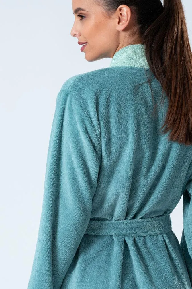 Bamboo Blend Long Kimono Robe