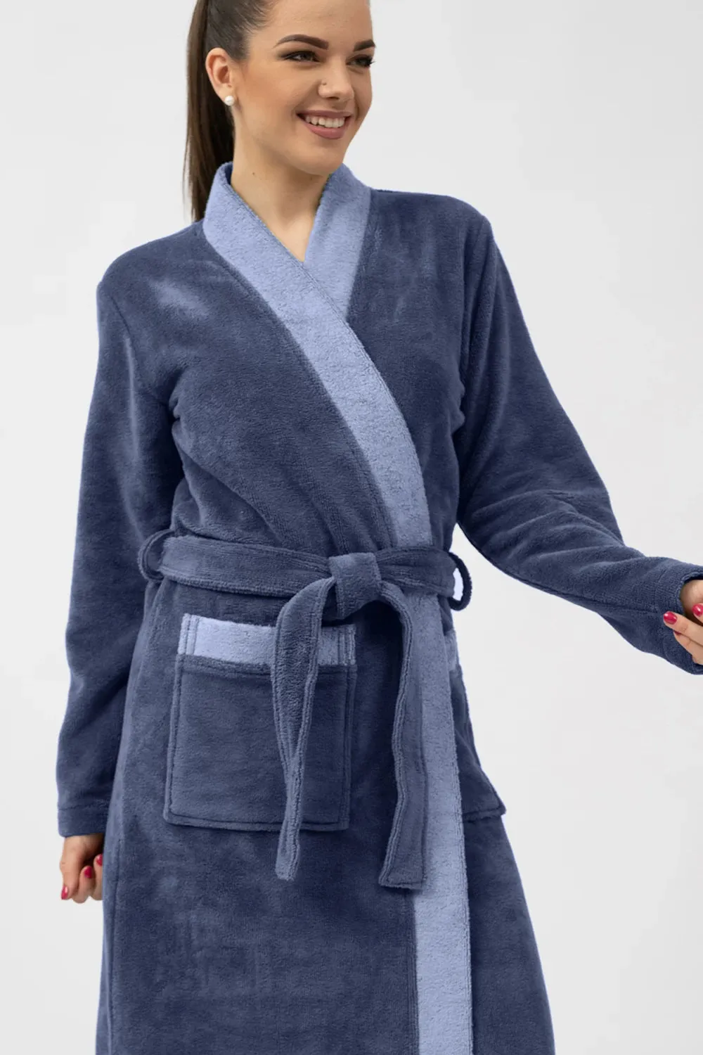 Bamboo Blend Long Kimono Robe