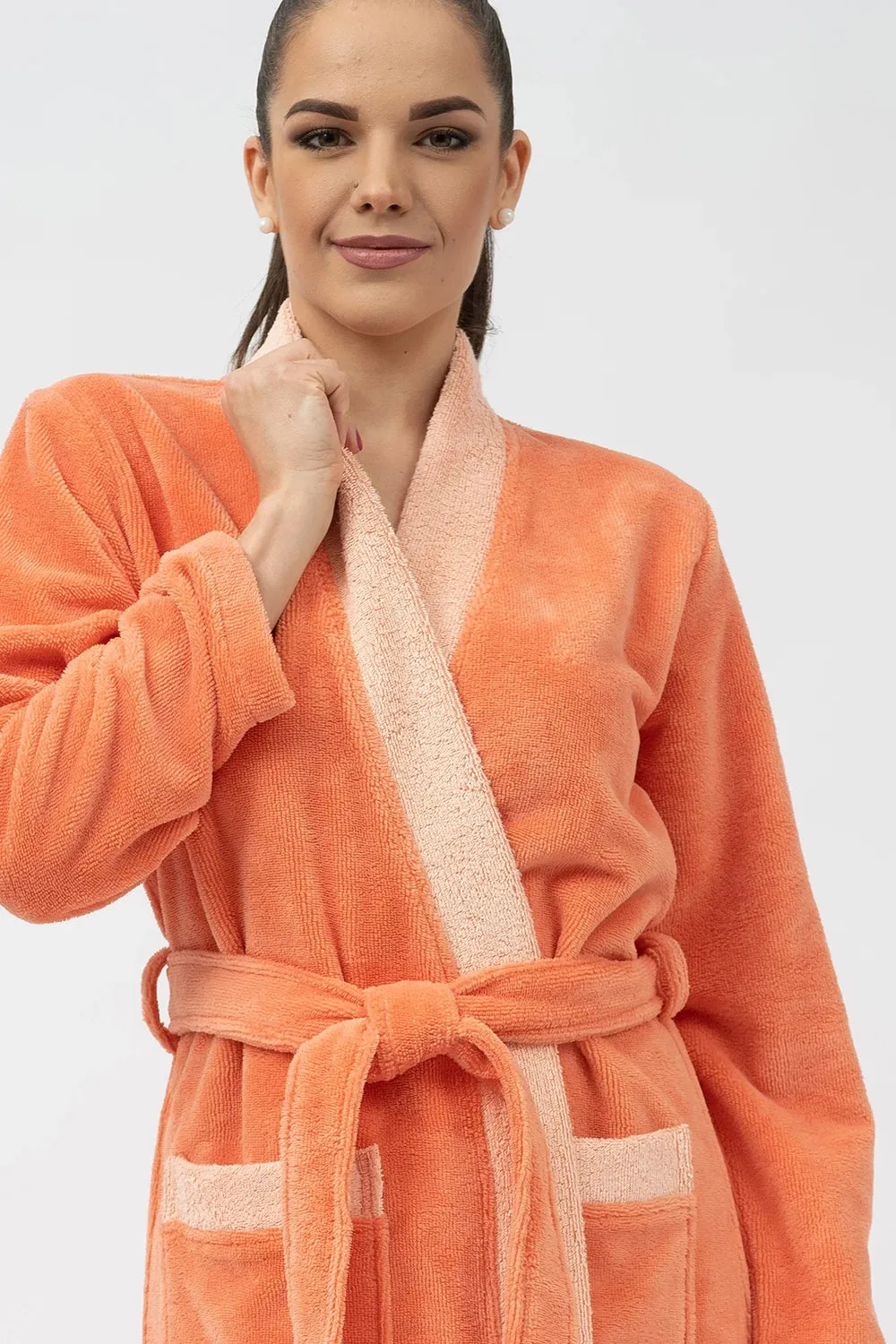 Bamboo Blend Long Kimono Robe
