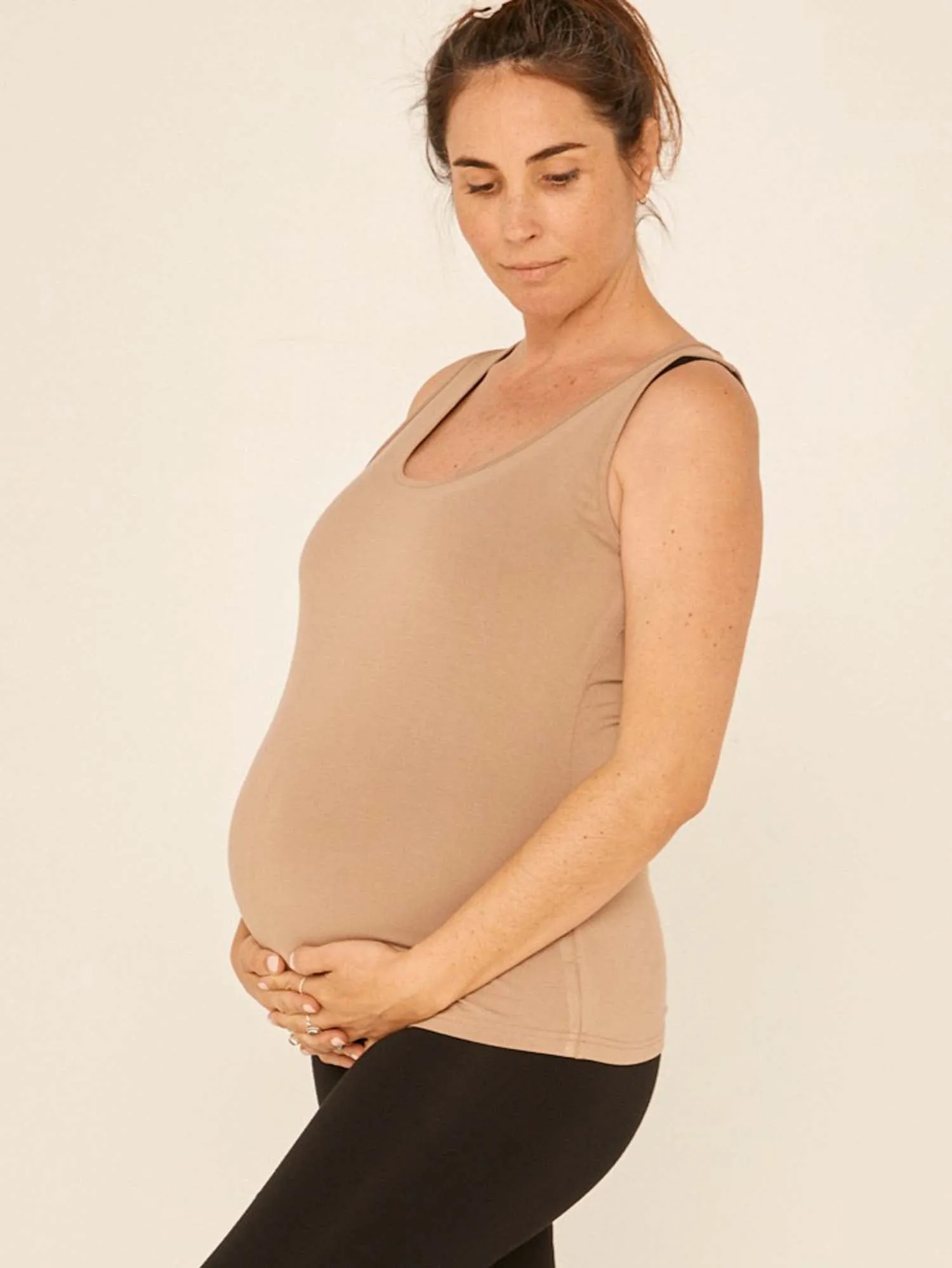 Bamboo Classic Singlet - Caramel