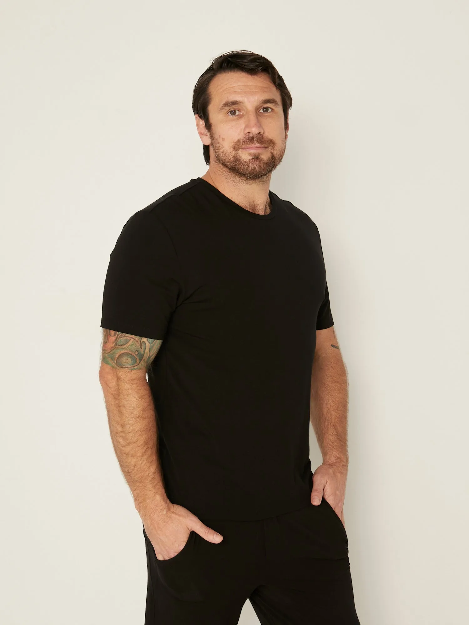 Bamboo Men's T-Shirt - Black