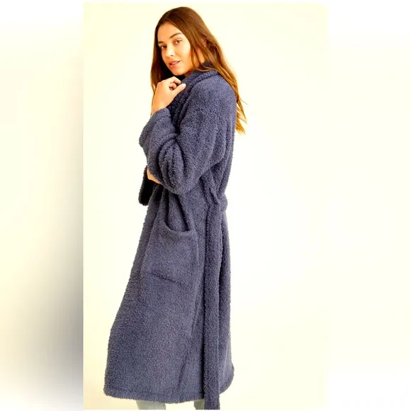 Barefoot Dreams CozyChic Adult Robe Comfy Loungewear Soft Sz 3/Large