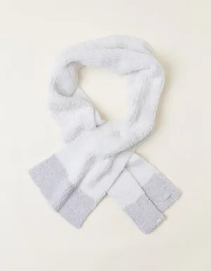 Barefoot Dreams Cozychic Heathered Tipped Scarf - Almond Multi