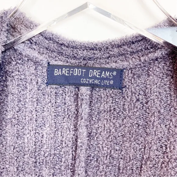Barefoot Dreams | Cozychic Lite Ribbed Shrug Cardigan in Purple