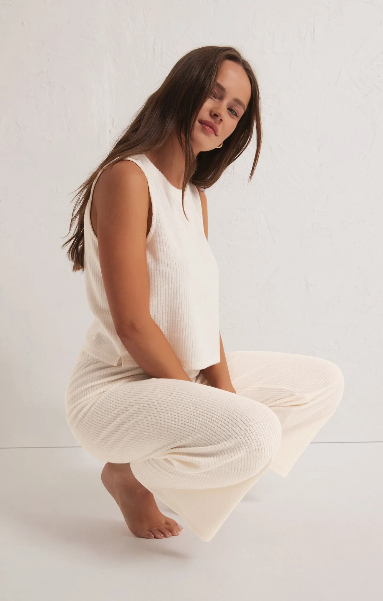 Beachy Rib Terry Pant   ZLP241143