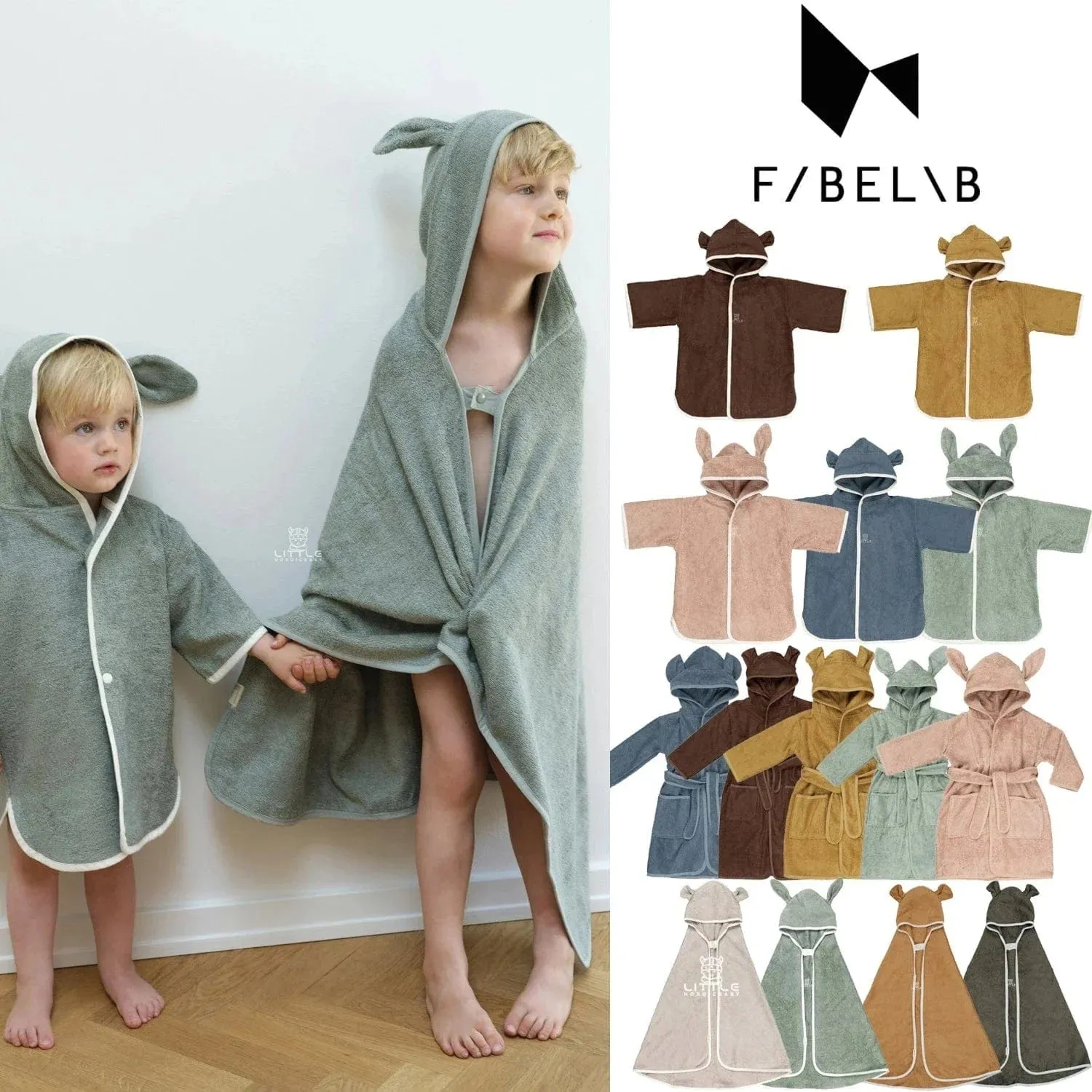 Bear Bamboo Hooded Towel