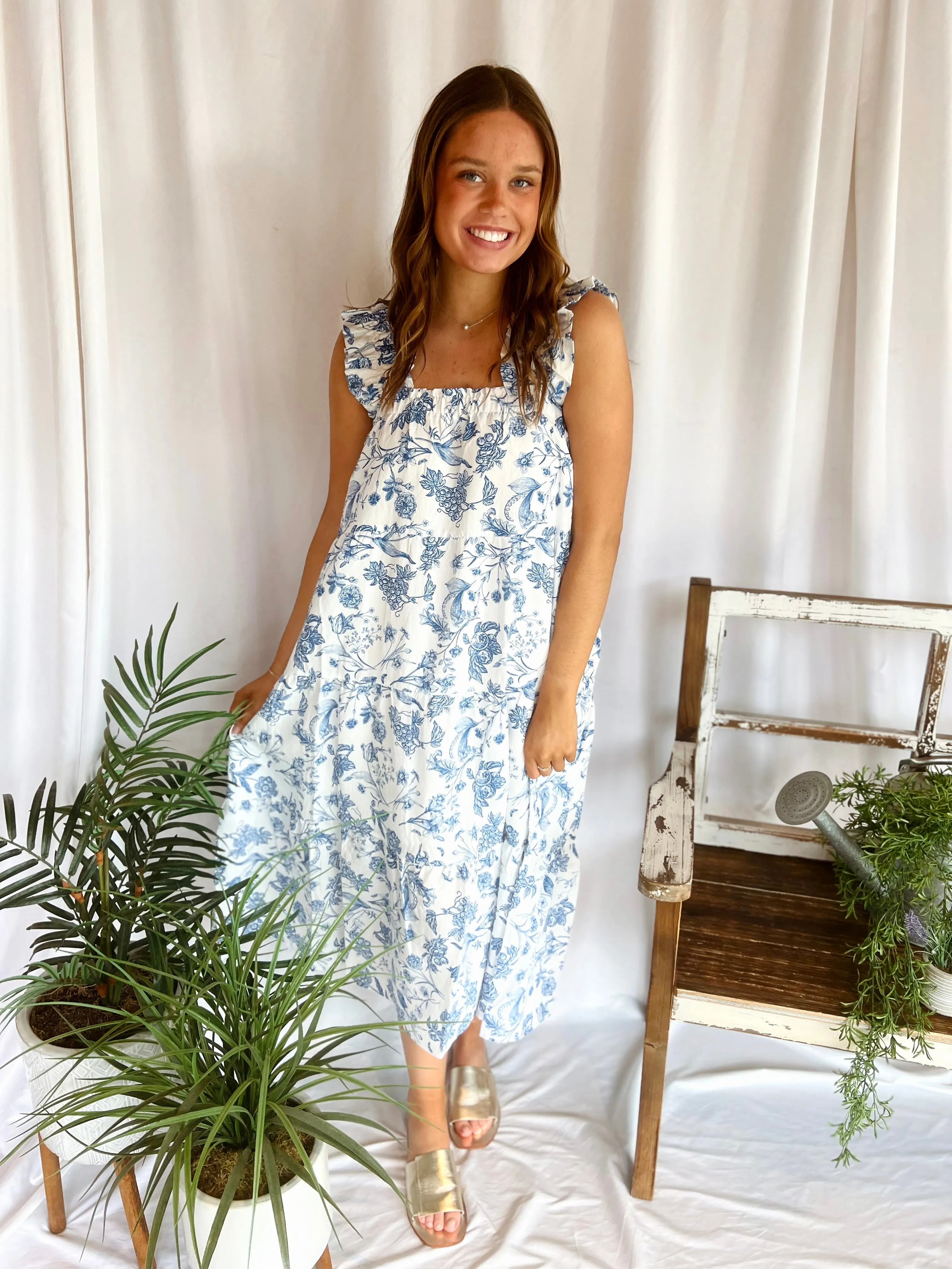 BEAUTIFUL DAY MIDI DRESS