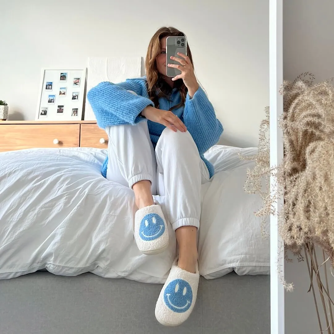 Betty - Lässige Winter Hausschuhe mit Lustigen Gesichtsausdrücken für Damen