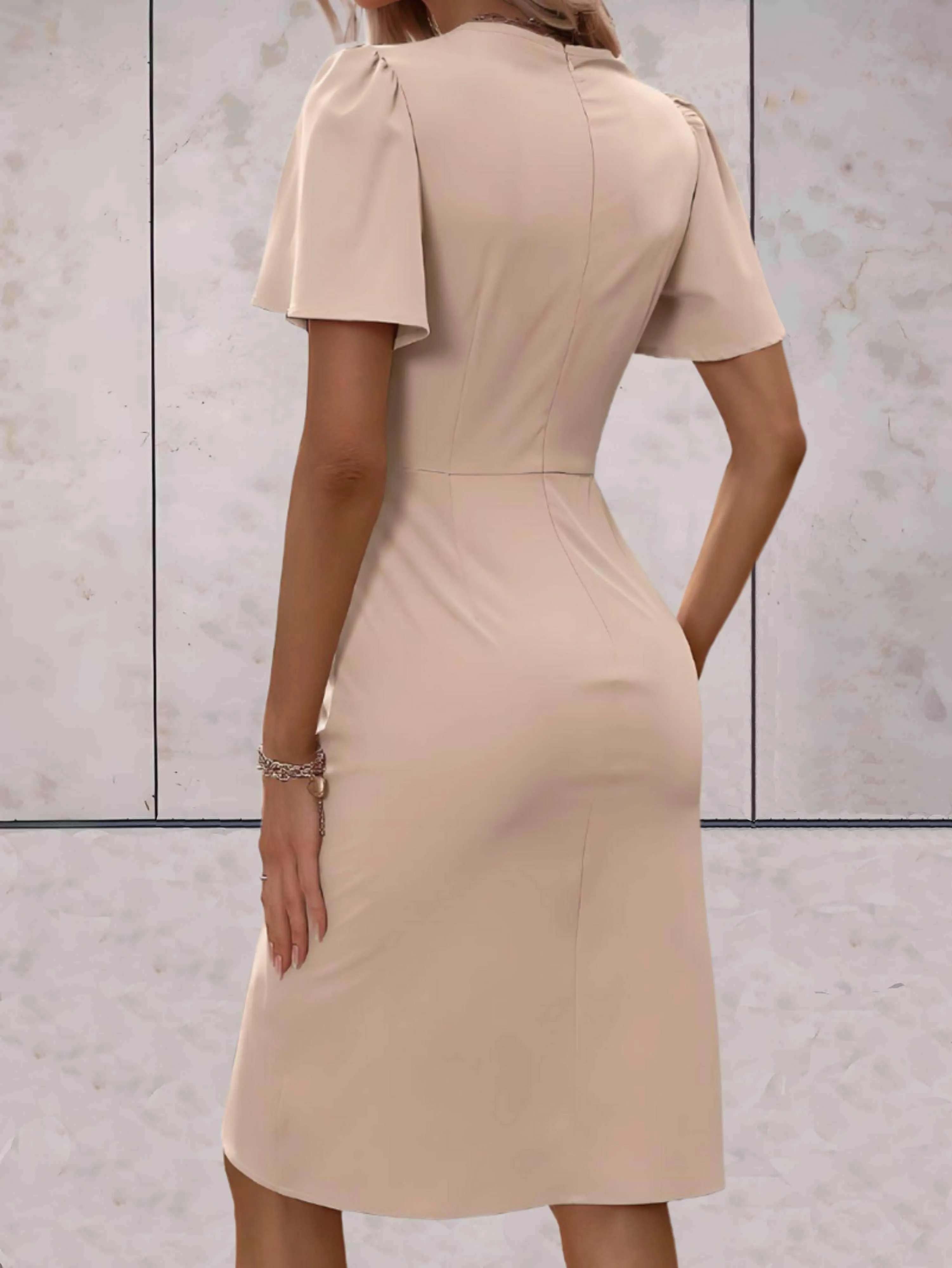 BIANCA | Classic Wrap Dress with V-Neckline