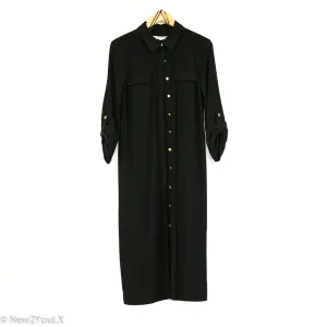 Black Button Up Dress (Emma & Michele)