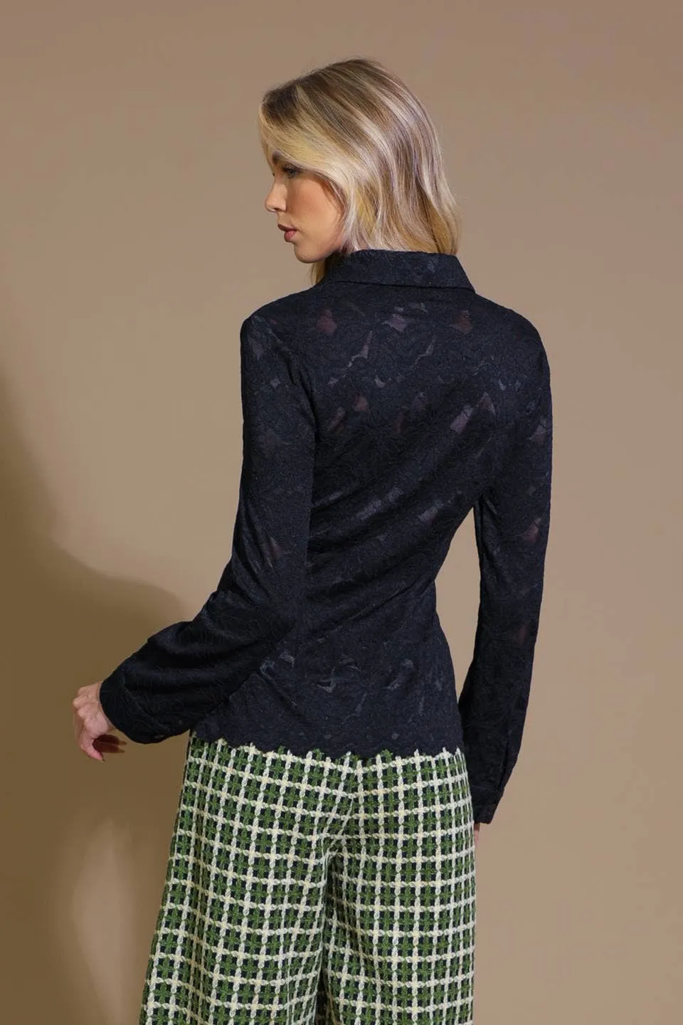 Black Lace Top