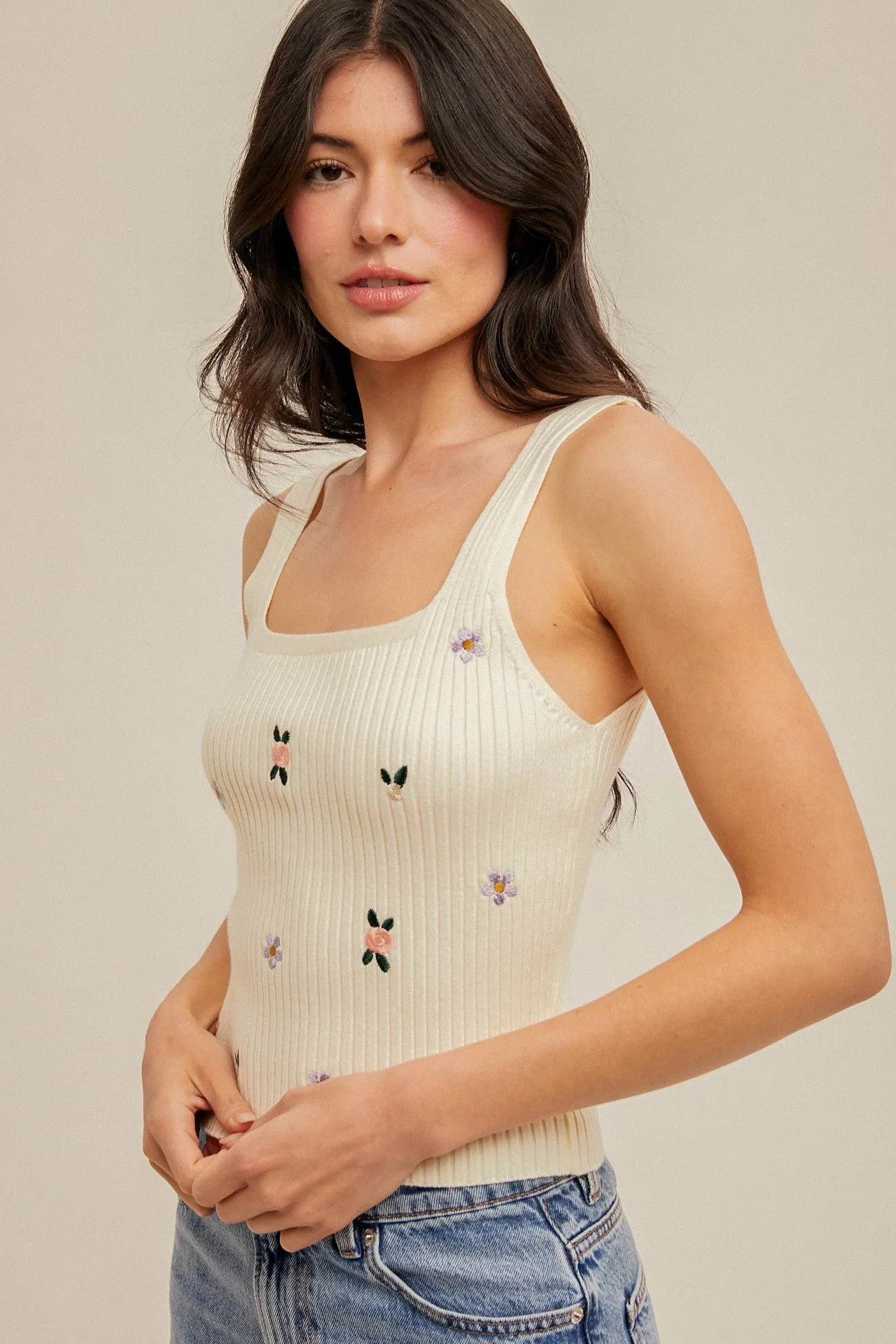 Bloom Stitch Tank
