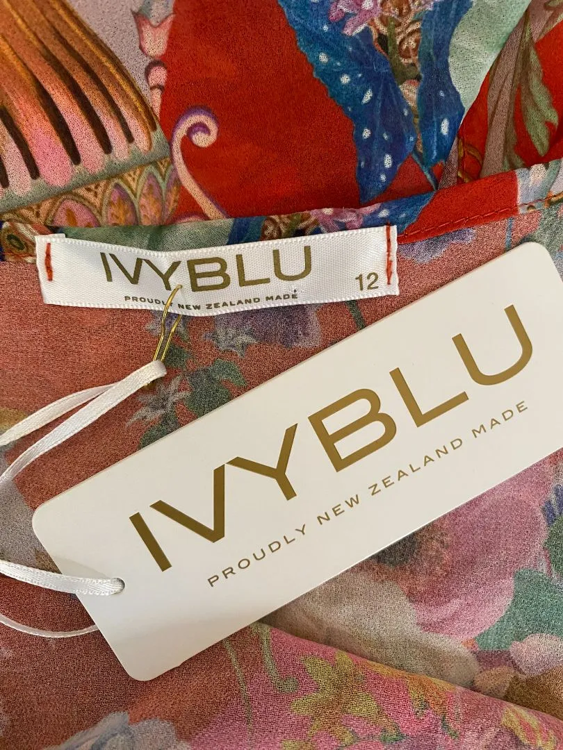 BNWT Red floral IvyBlu Tops, 12