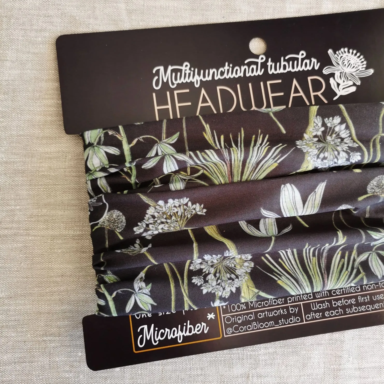Botanical Greenery Headwear Scarf