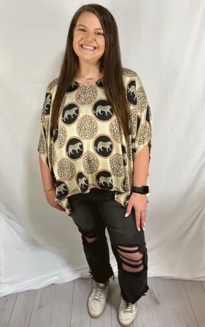 Brooke Leopard Top