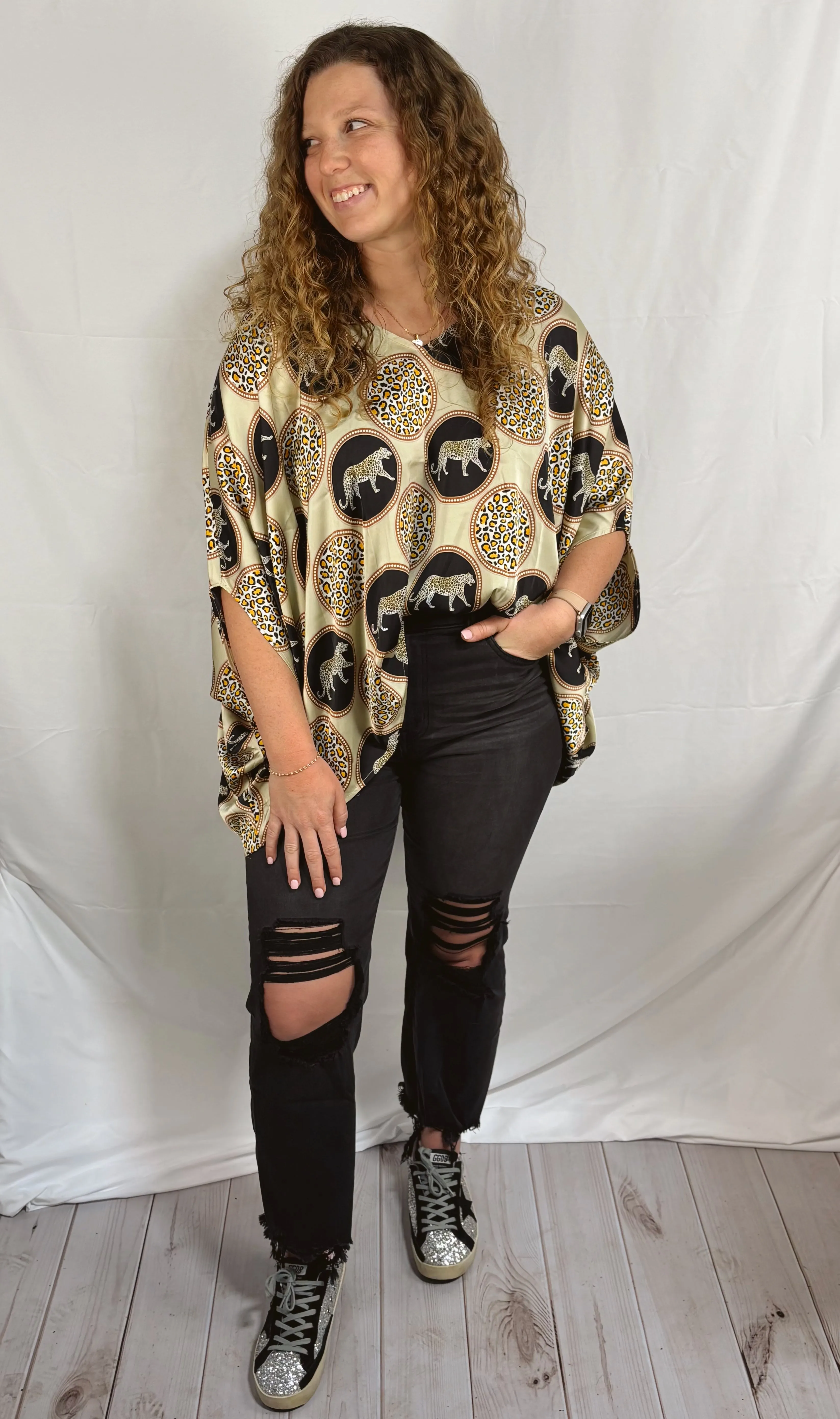 Brooke Leopard Top