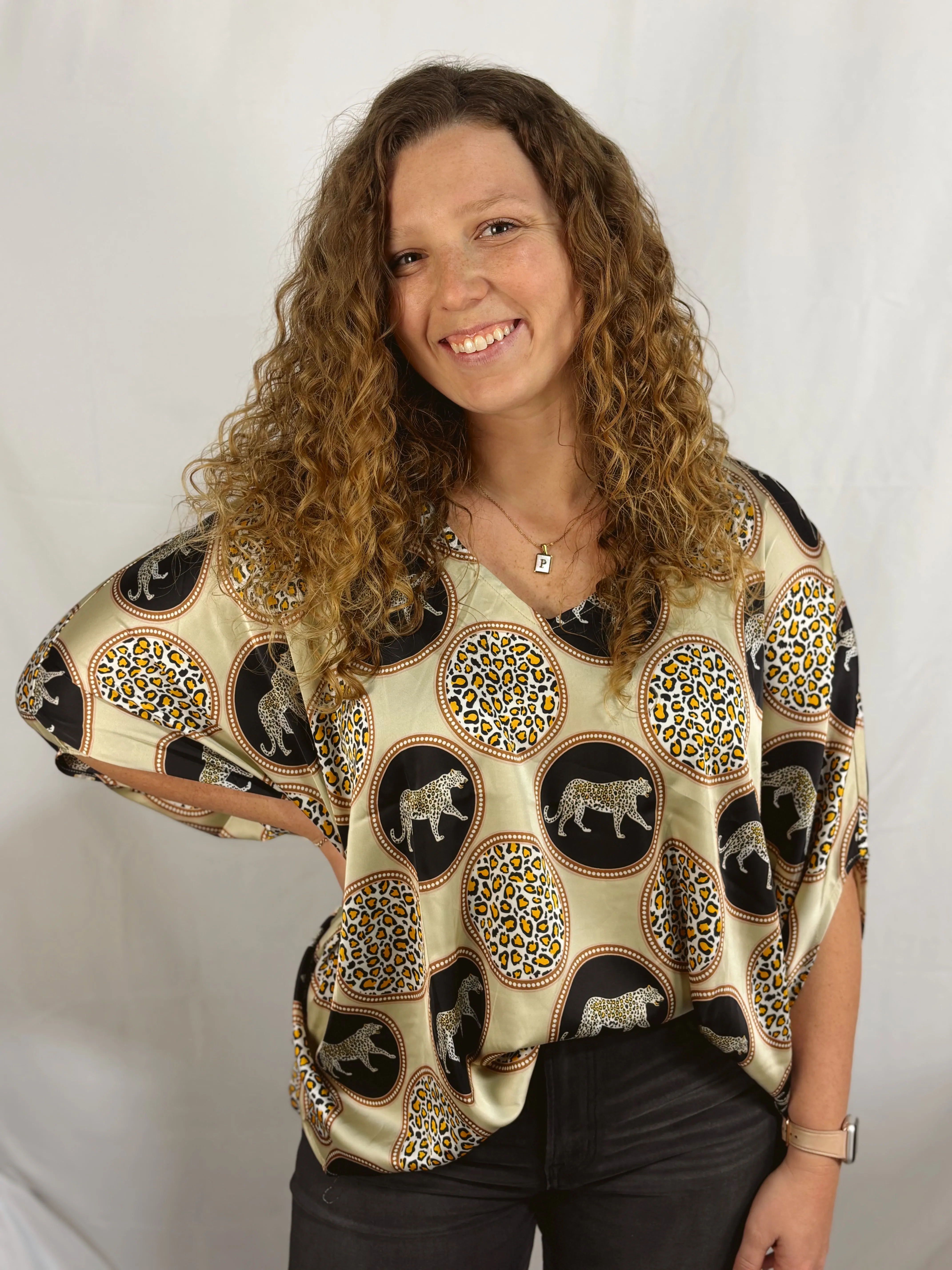 Brooke Leopard Top