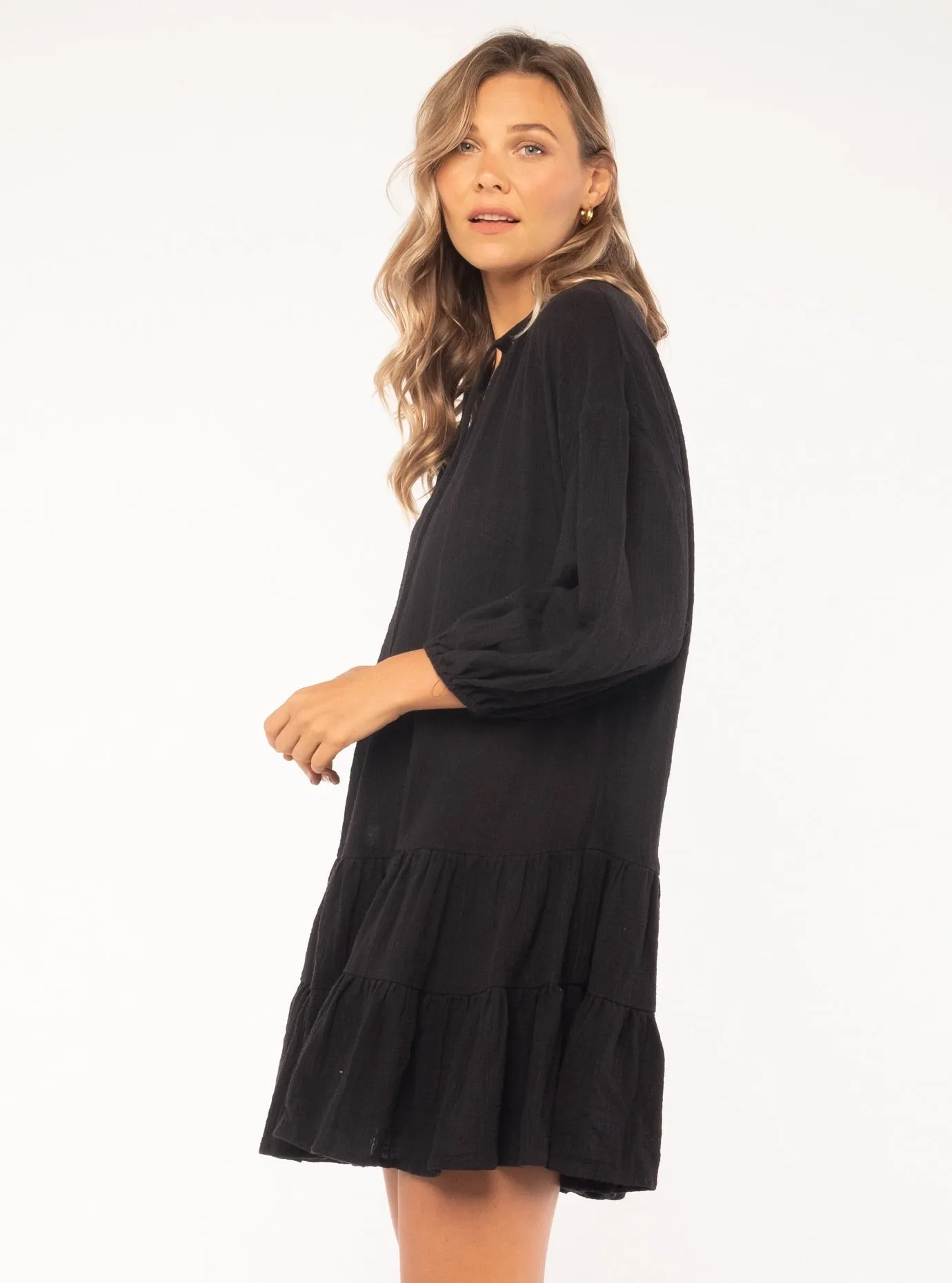 Buddha Wear Black Cailyn Tunic