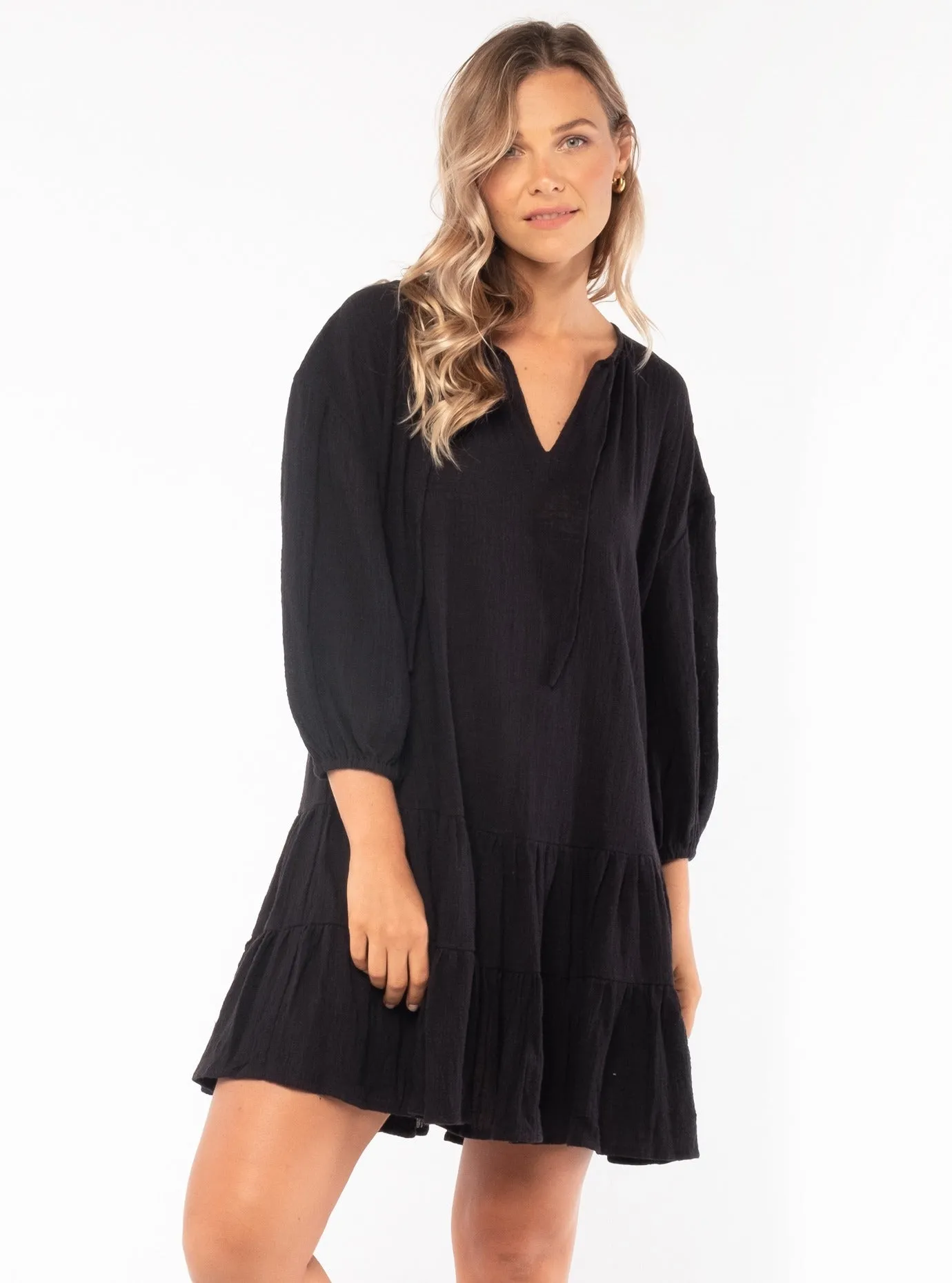 Buddha Wear Black Cailyn Tunic
