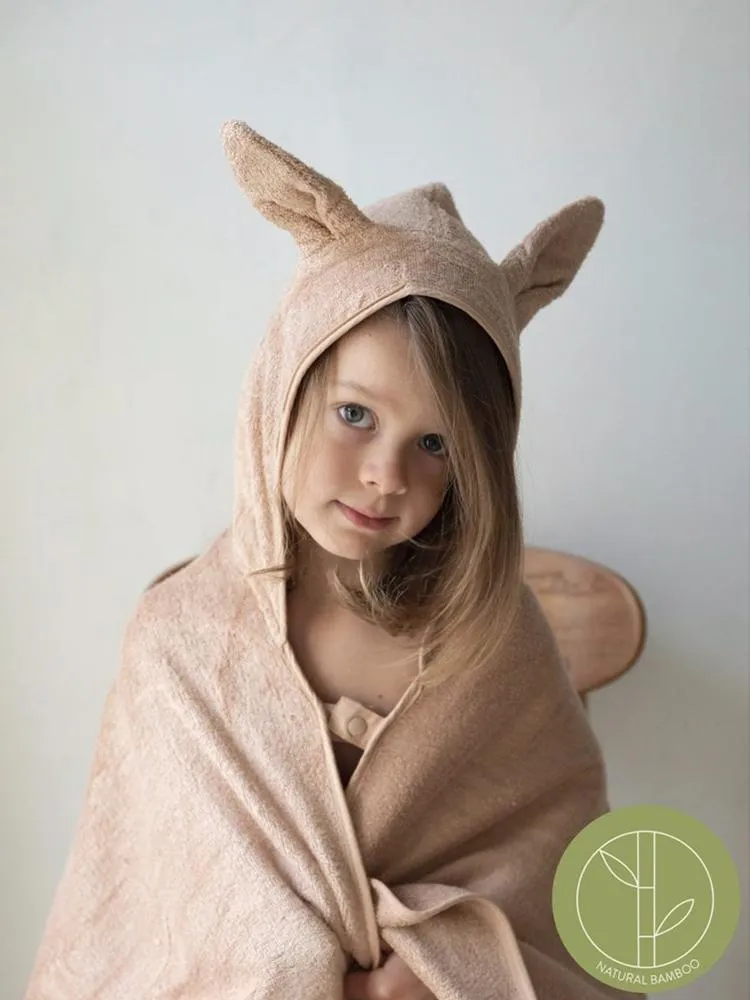 Bunny Bamboo Hooded Towel