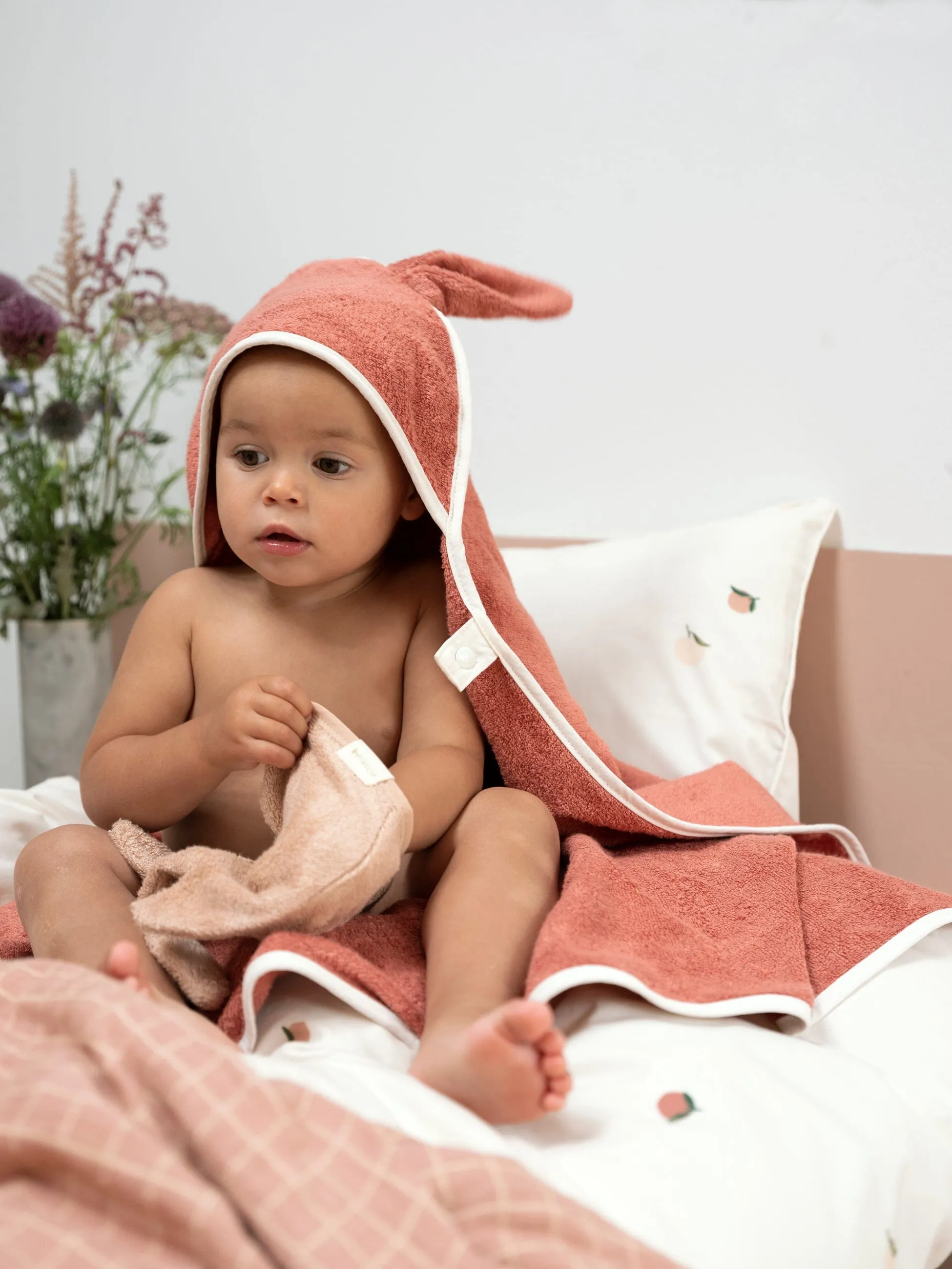 Bunny Bamboo Hooded Towel