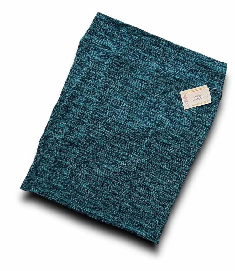 Cassie - Navy Teal Faux Heather