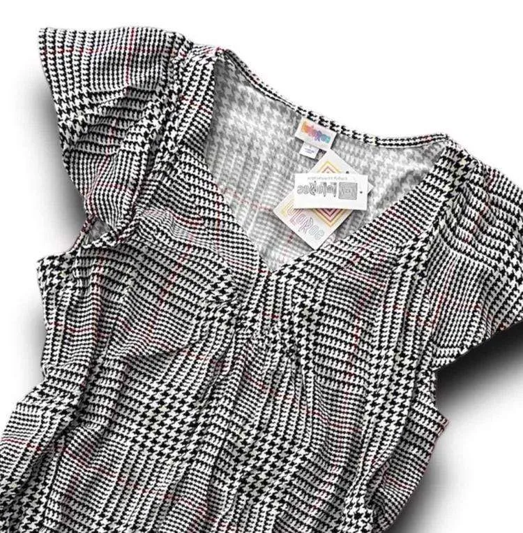 Chaylin - Cream Black Red Plaid