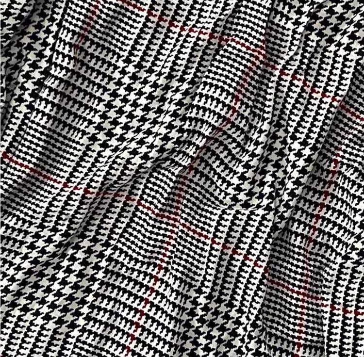 Chaylin - Cream Black Red Plaid
