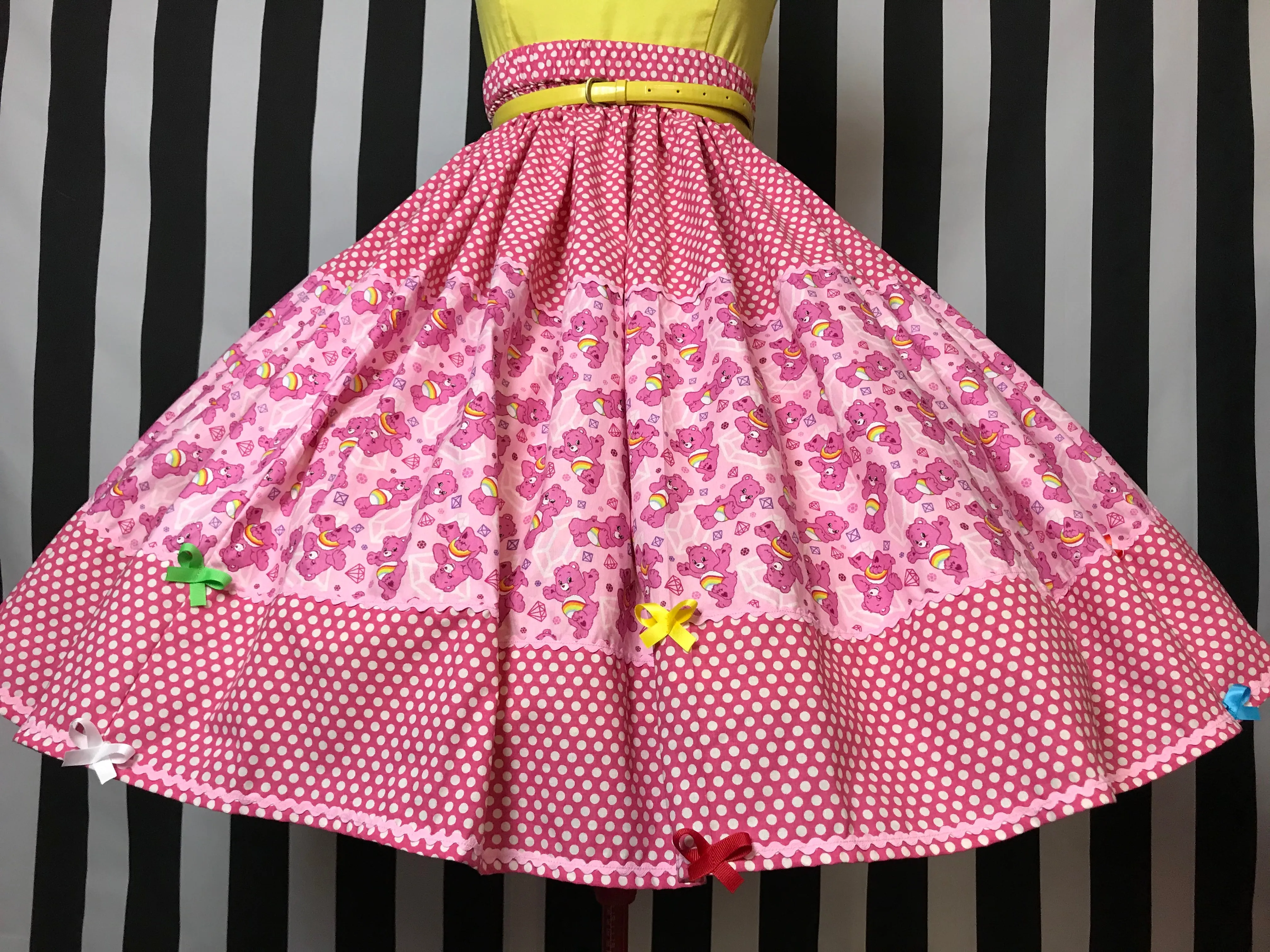cheer bear one of a kind skirt