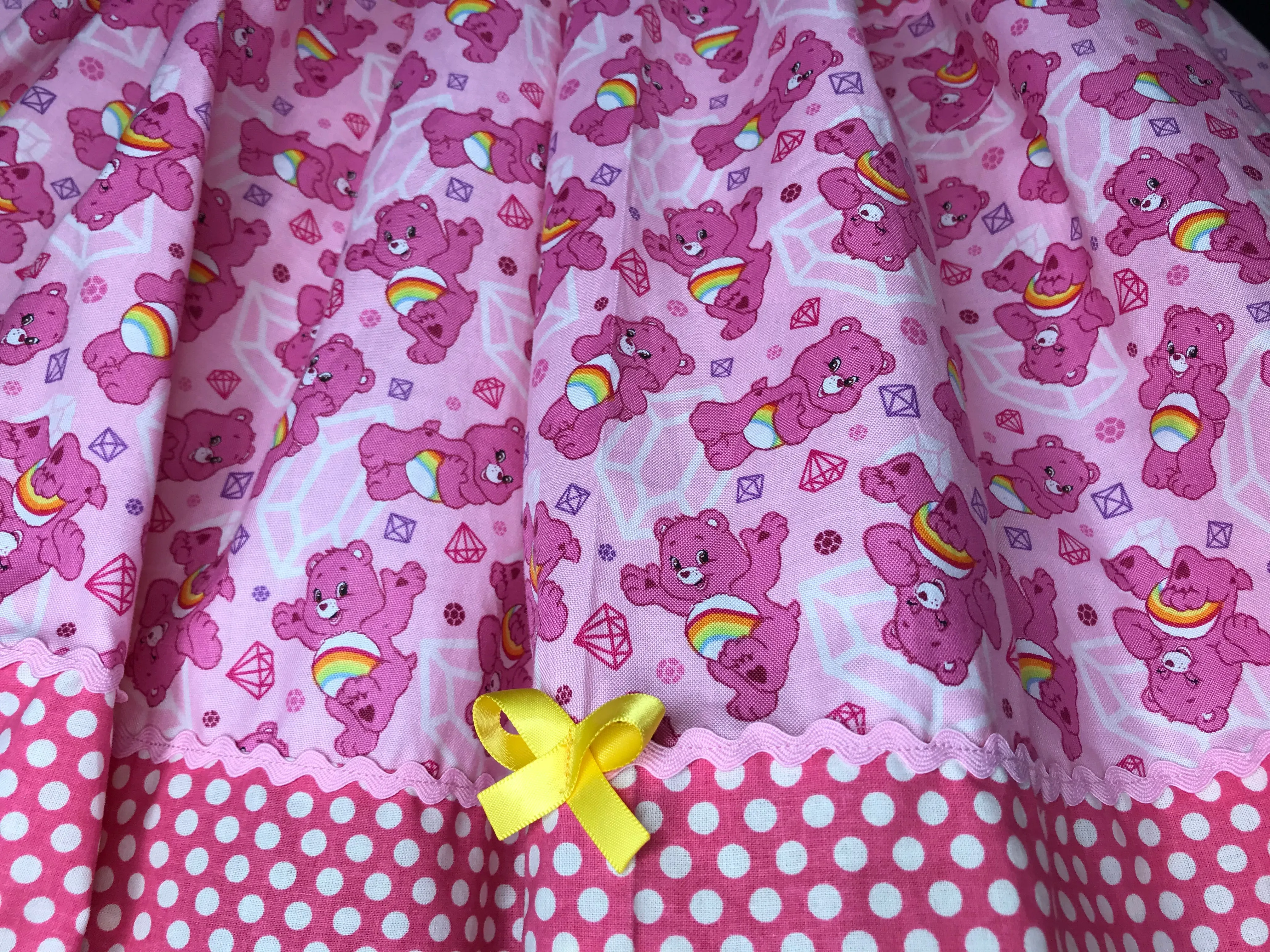 cheer bear one of a kind skirt