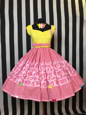 cheer bear one of a kind skirt
